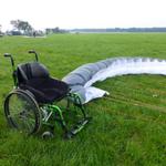 Marianne fliegt im Xcitor trotz Behinderung